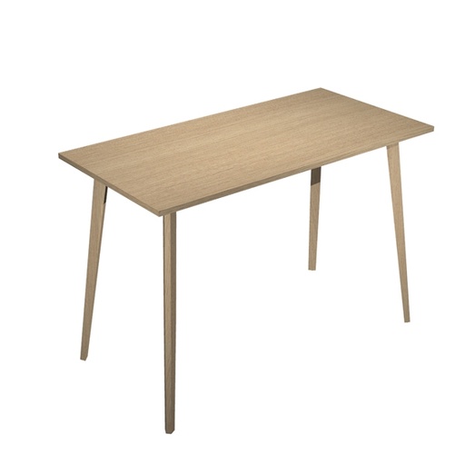 [D92491] Tavolo alto 160x80xH105cm Rovere/Rovere Woody