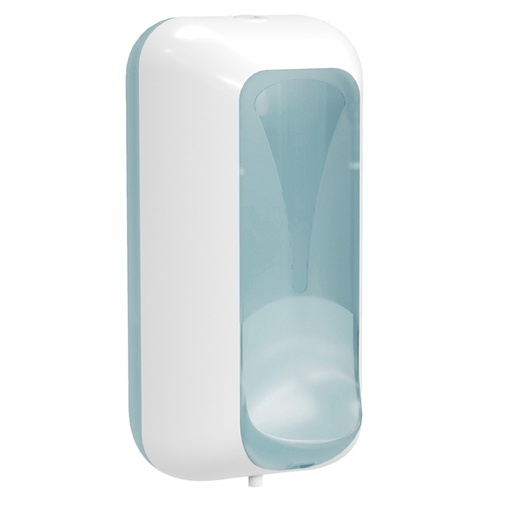 [D94884] Dispenser sapone liquido 0,55lt bianco azzurro Replast
