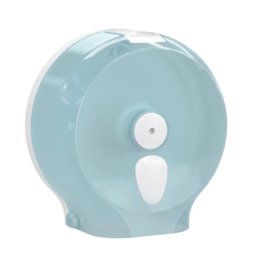 [D94887] Dispenser carta igienica Mini Jumbo bianco azzurro Replast