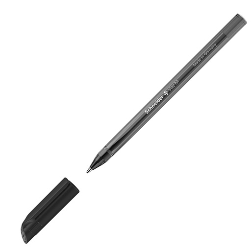 [D92703] Penna a sfera Vizz c/cappuccio punta M nero Schneider