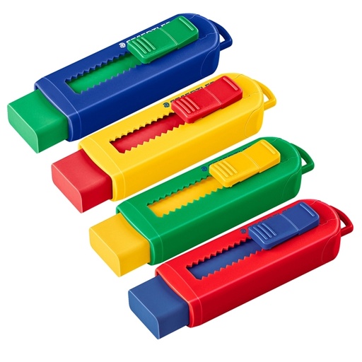 [D92709] Gomma a scorrimento Staedtler(R) eraser involucro colori vivaci assortiti