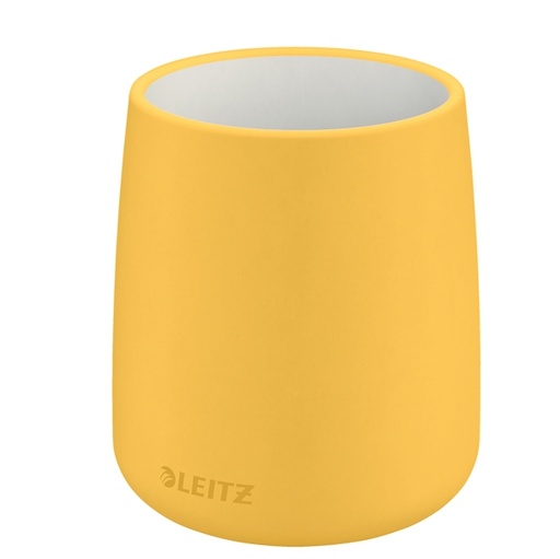 [D92744] Porta penne in ceramica Giallo Cosy Leitz
