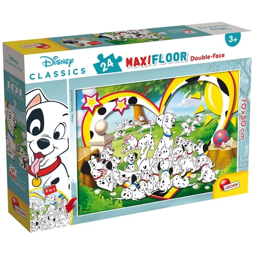 [D92898] Puzzle Maxi 24pz "Disney Carica 101" Lisciani