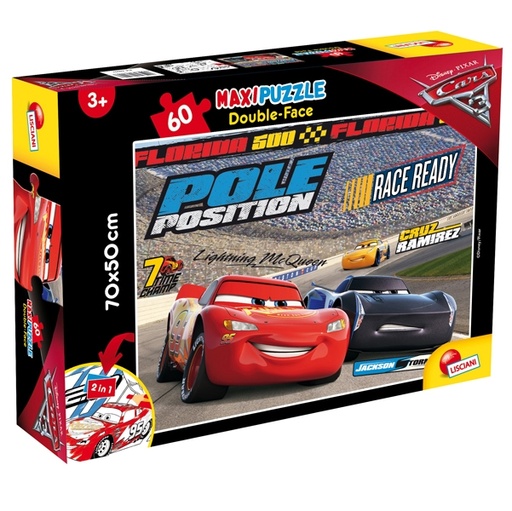 [D92903] Puzzle Maxi 60pz "Disney Cars 3 Challenge" Lisciani