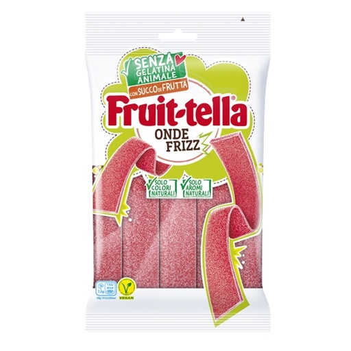 [D93309] Caramelle gommose Frit-tella Onda Frizz Senza gelatina Animale f.to 145gr