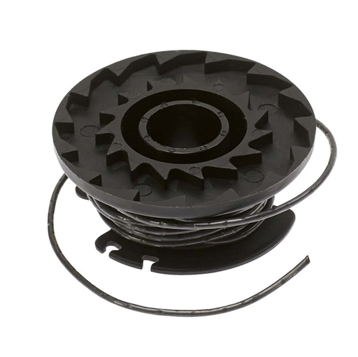 [D93319] Testina ricambio per trimmer tr20 con filo art. 4360 dim 1,6mm x 4mt