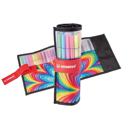 [D93344] Rollerset Arty Line da 25 col.ass. Pen 68 Stabilo