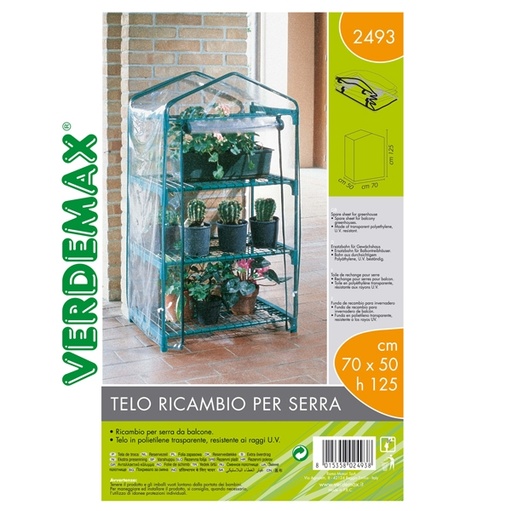 [D93378] Telo di ricambio per serra Azalea a 3 ripiani