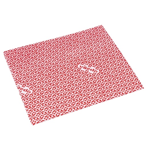 [D94918] PACK 20 Panni multiuso con proprieta' antibatteriche 36X42CM WIPRO rosso VILEDA
