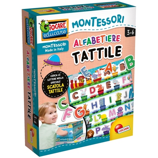 [D93552] Alfabetiere tattile Montessori Plus Lisciani
