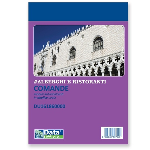 [D93649] Blocco comande 25x2 copie autor. DU161860000