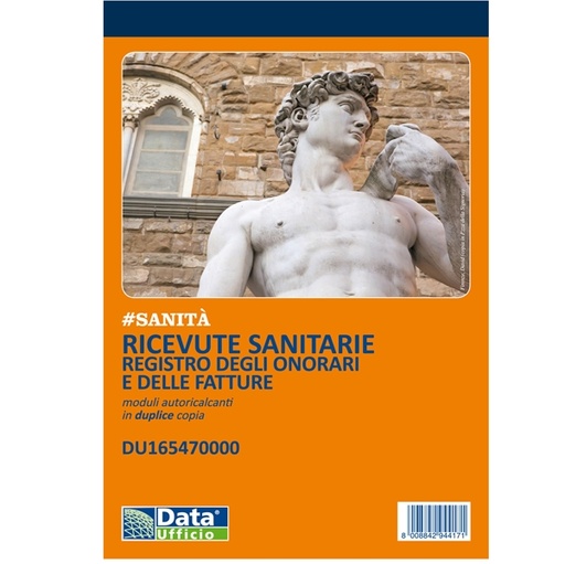 [D93662] Blocco ricevute sanitarie 50x2 autorical. DU165470000