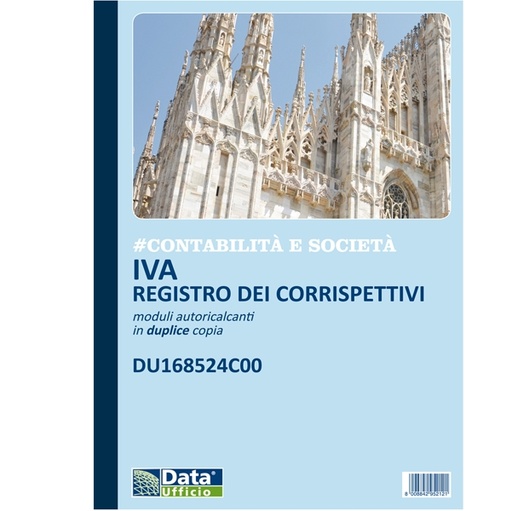 [D93663] Registro corrispettivi mensili 24x2 autoricalcante DU168524C00