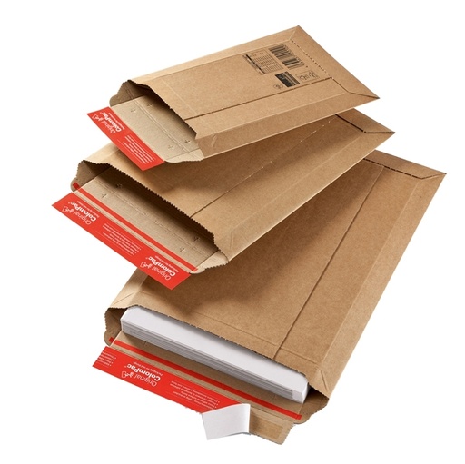 [D93676] Busta a sacco in cartone 250x340x50mm con chiusura autoadesiva