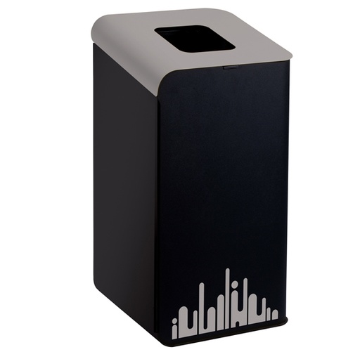 [D93756] Gettacarte Rubik Evo Grigio 80Lt per raccolta differenziata