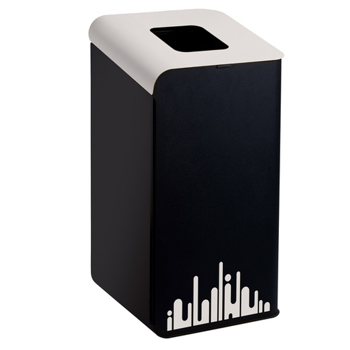 [D93757] Gettacarte Rubik Evo Bianco 80Lt per raccolta differenziata