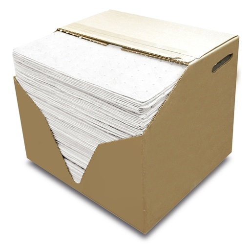 [D93783] Confezione da 200 panni assorbenti per Oli ed Idrocarburi 41x46cm
