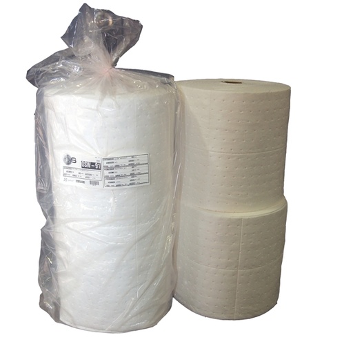 [D93785] Confezione da 2 rotoli assorbenti per Oli ed Idrocarburi 41x4600cm