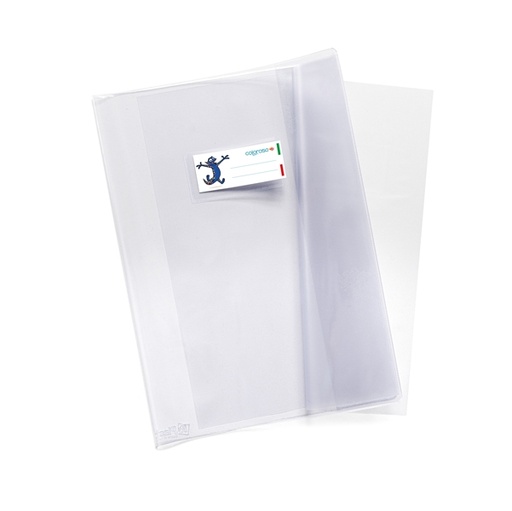 [D93815] Coprimaxi pvc 200mic supercristallo neutro c/alette 21x30cm Riplast
