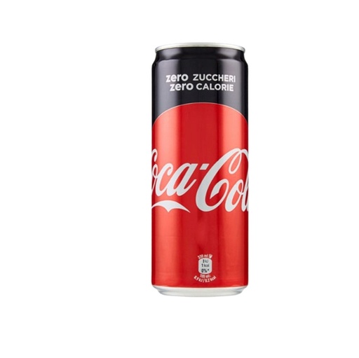 [D93823] Coca Cola Zero Lattina 33cl