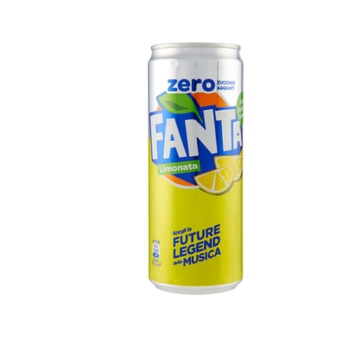[D93825] Fanta Lemon Zero Lattina 33cl