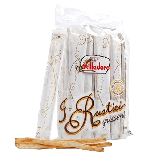 [D93836] Grissini Rustici multipack 300gr (12 monoporzioni) Valledoro