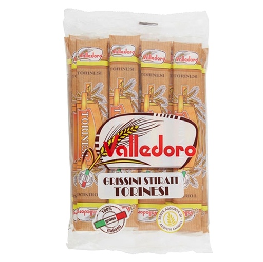 [D93838] Grissini Torinesi multipack 240gr (17 monoporzioni) Valledoro