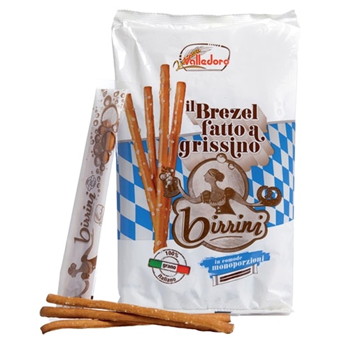 [D93839] Grissini Birrini multipack 240gr (13 monoporzioni) Valledoro
