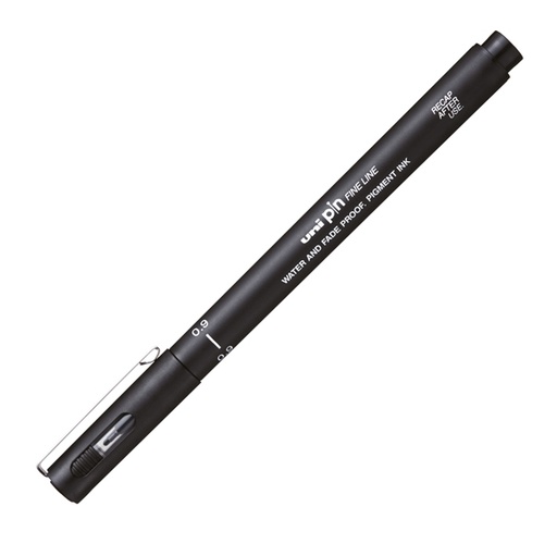 [D93923] Pin fineliner nero punta 0.9mm Uni Mitsubishi