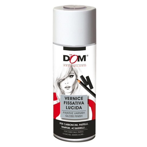 [D93943] Vernice Fissativa Lucida 400ml DOM