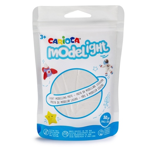 [D93972] Busta 50 gr Model Light bianco Carioca