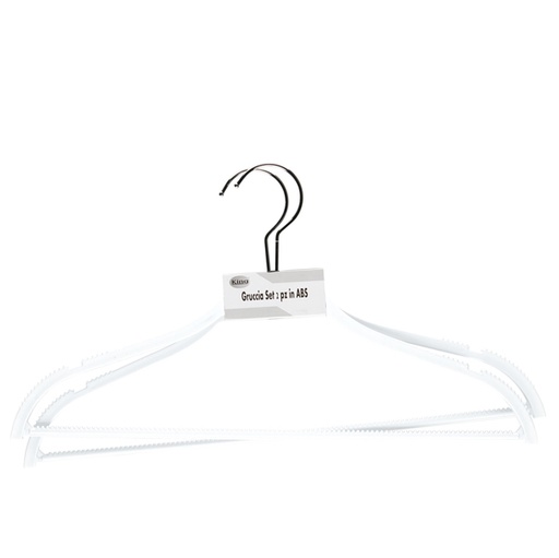 [D93998] Set 2 grucce antiscivolo bianco 45x0,6cm