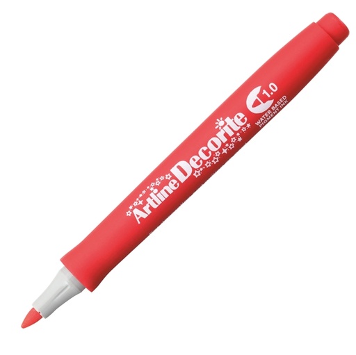 [D94007] Marcatore Decorite punta tonda 1.0mm rosso Artline