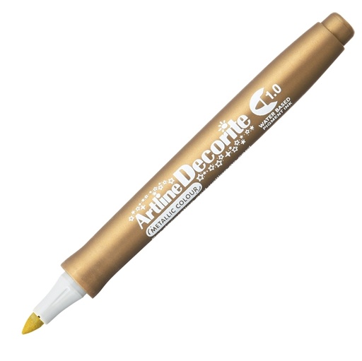 [D94009] Marcatore Decorite punta tonda 1.0mm oro Artline