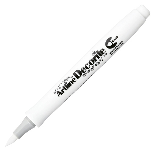 [D94010] Marcatore Decorite punta pennello bianco Artline