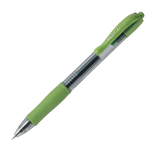 [D94021] Roller gel scatto G-2 0,7mm verde chiaro Pilot