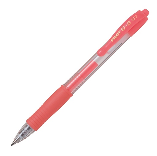 [D94024] Roller gel scatto G-2 0,7mm neon red Pilot