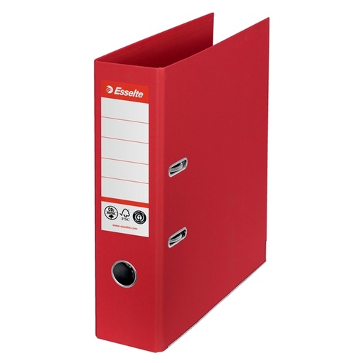 [D94145] Registratore a leva Dorso 75mm rosso CO2 neutral Esselte