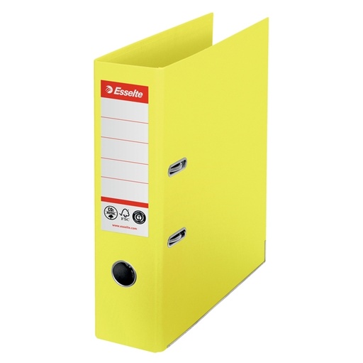 [D94147] Registratore a leva Dorso 75mm giallo CO2 neutral Esselte