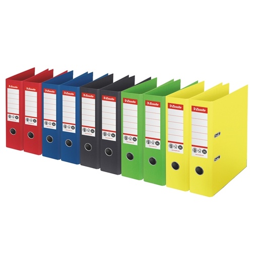 [D94149] Registratore a leva Dorso 75mm colori assortiti CO2 neutral Esselte