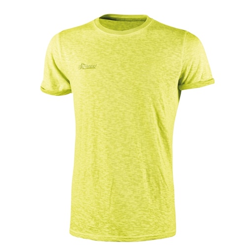 [D94250] Pack 3 Magliette a maniche corte Tg.XL Fluo giallo U-Power