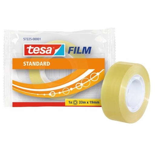 [D95040] Nastro adesivo trasparente tesafilm 33mx19mm conf. singolarmente Tesa