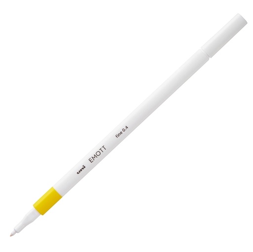 [D94305] Fineliner EMOTT tratto 0.4mm giallo Uni Mitsubishi