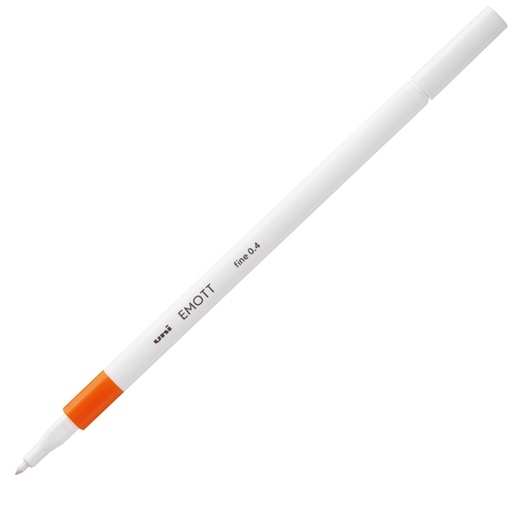 [D94306] Fineliner EMOTT tratto 0.4mm arancione Uni Mitsubishi