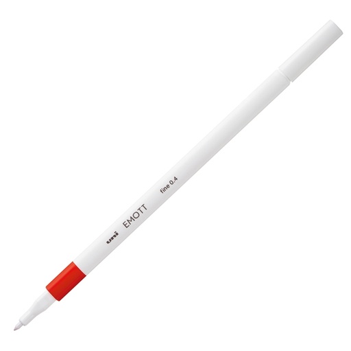 [D94311] Fineliner EMOTT tratto 0.4mm rosso Uni Mitsubishi