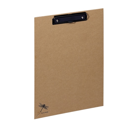 [D94352] Portablocco Pure A4 in cartone carta kraft c/molla fermafogli Pagna