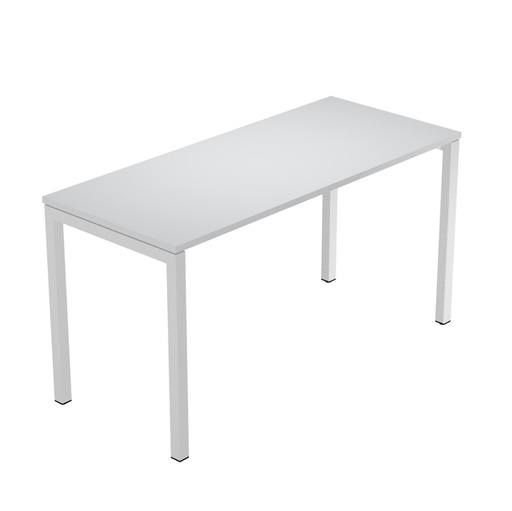 [D94412] Scrivania Easy Plus smartw. 140x60x72,5cm grigio