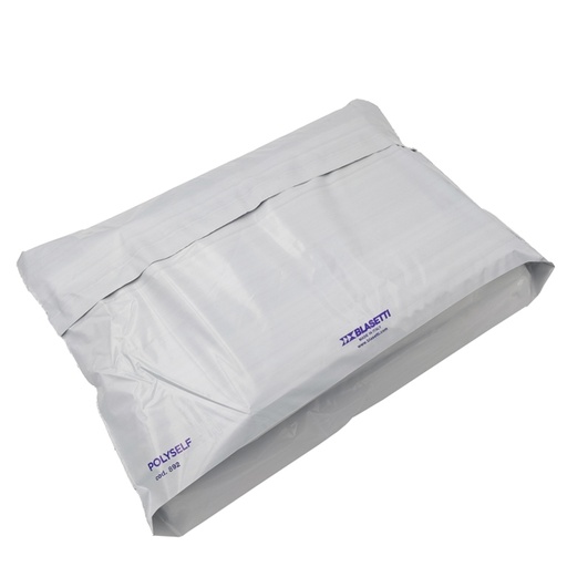 [D94424] 100 Buste con soffietto in polietilene Polyself per corrieri 32x48x10cm A3