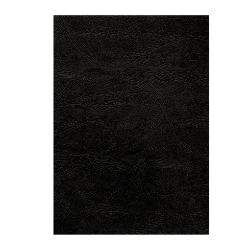 [D95058] 100 Copertine A4 cartoncino groffrato semilpelle 240g nero Fellowes