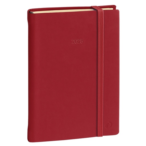 [D94608] Agenda giornaliera Daily Pocket Prestige 8,5x13cm Silk bordeaux 2023 QuoVadis